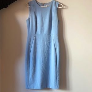 Baby blue Calvin Klein fitted dress